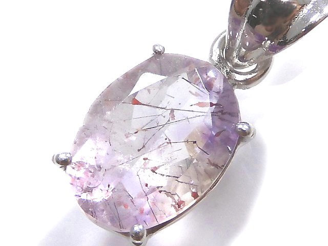 [Video][One of a kind] Elestial Quartz AAA- Pendant Silver925 NO.105