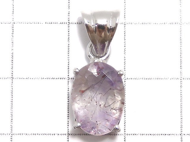 [Video][One of a kind] Elestial Quartz AAA- Pendant Silver925 NO.105