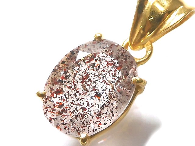 [Video][One of a kind] Elestial Quartz AAA- Pendant 18KGP NO.113