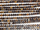 [Video] Yellow Tiger's Eye AA++ Vertical Hole Heart 4x4mm 1strand beads (aprx.15inch/36cm)