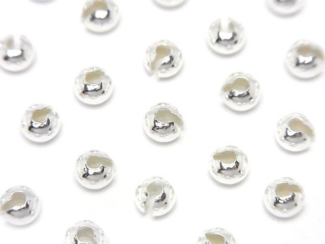 Silver925  Crimp Cover  [2.5mm][3mm][4mm] No coating  6pcs