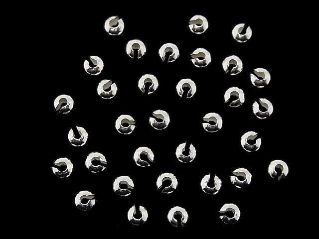 Silver925  Crimp Cover  [2.5mm][3mm][4mm] No coating  6pcs