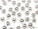 Silver925  Crimp Cover  [2.5mm][3mm][4mm] Rhodium Plated  10pcs