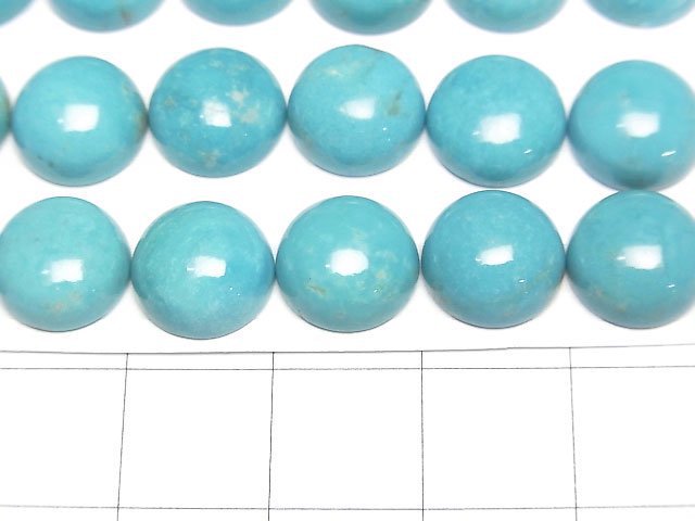 [Video]Turquoise AAA Round Cabochon 10x10mm 1pc