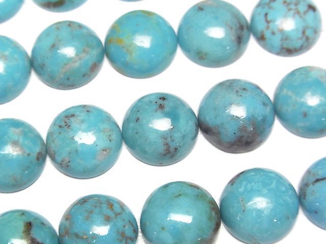 [Video]Turquoise AAA- Round Cabochon 12x12mm 1pc