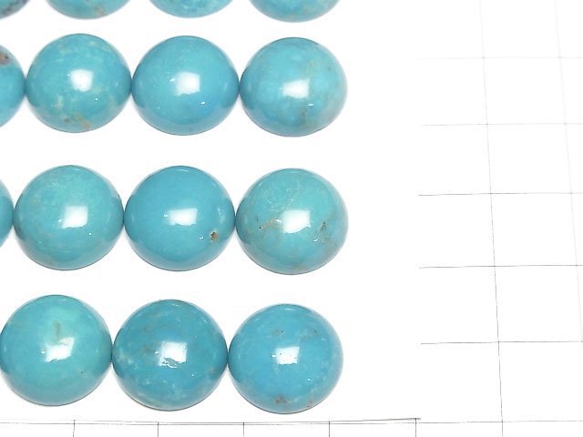 [Video]Turquoise AAA Round Cabochon 14x14mm 1pc