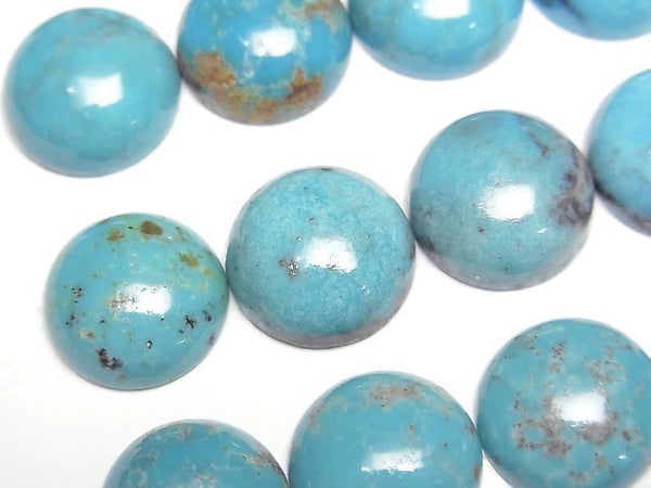 [Video]Turquoise AA++ Round Cabochon 14x14mm 1pc