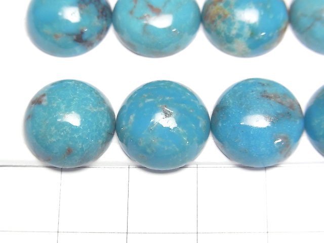 [Video]Turquoise AA++ Round Cabochon 14x14mm 1pc