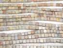 [Video] Impression Jasper Cube 4.5x4.5x4.5mm 1strand beads (aprx.15inch/36cm)