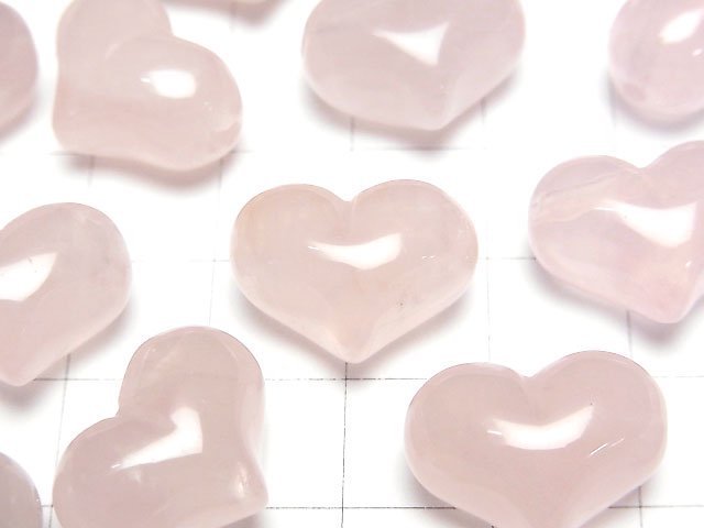 [Video]Rose Quartz AA++ Heart 14x18mm [] 3pcs