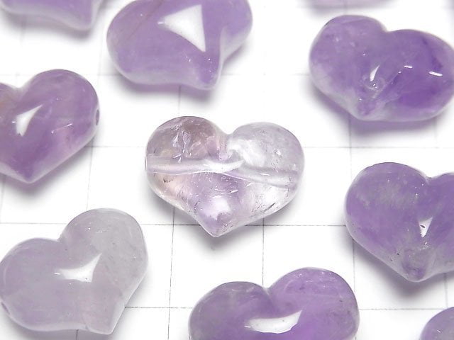 [Video]Amethyst AA Heart 14x18mm [] 3pcs