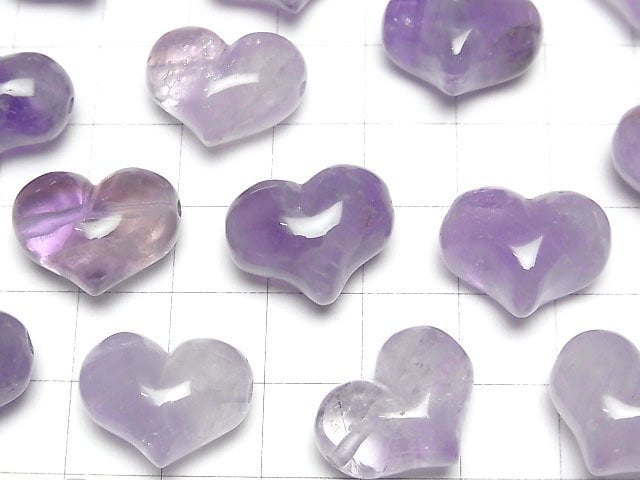 [Video]Amethyst AA Heart 14x18mm [] 3pcs