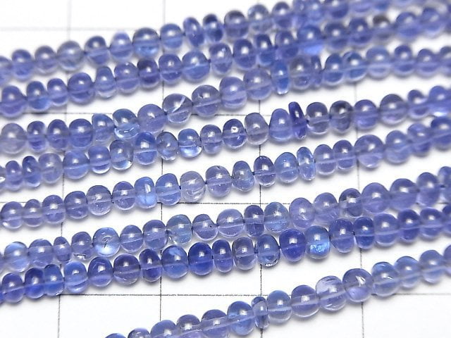 [Video]High Quality Tanzanite AAA Roundel half or 1strand beads (aprx.6inch/16cm)