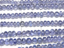 [Video]High Quality Tanzanite AAA- Rondelle half or 1strand beads (aprx.6inch/16cm)