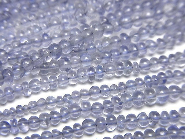 [Video]High Quality Tanzanite AA++ Roundel half or 1strand beads (aprx.6inch/16cm)