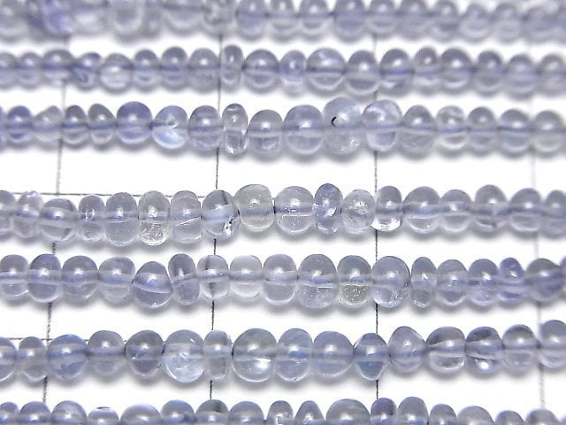 [Video]High Quality Tanzanite AA++ Roundel half or 1strand beads (aprx.6inch/16cm)