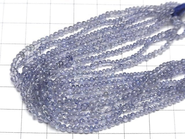 [Video]High Quality Tanzanite AA++ Roundel half or 1strand beads (aprx.6inch/16cm)