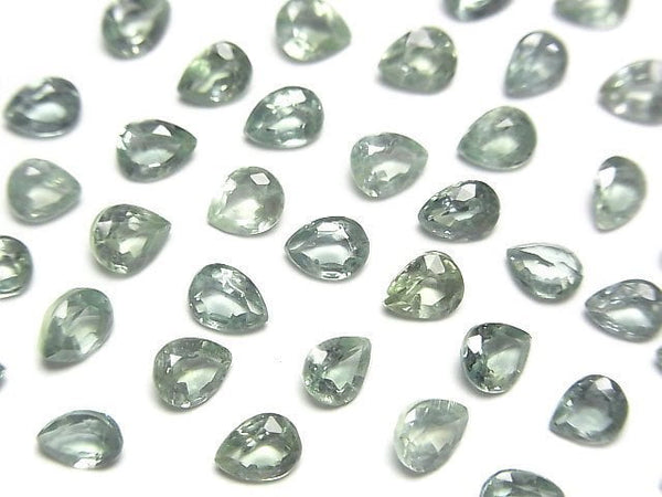 [Video]High Quality Green Kyanite AAA Loose stone Pear shape Faceted 5x4mm 5pcs