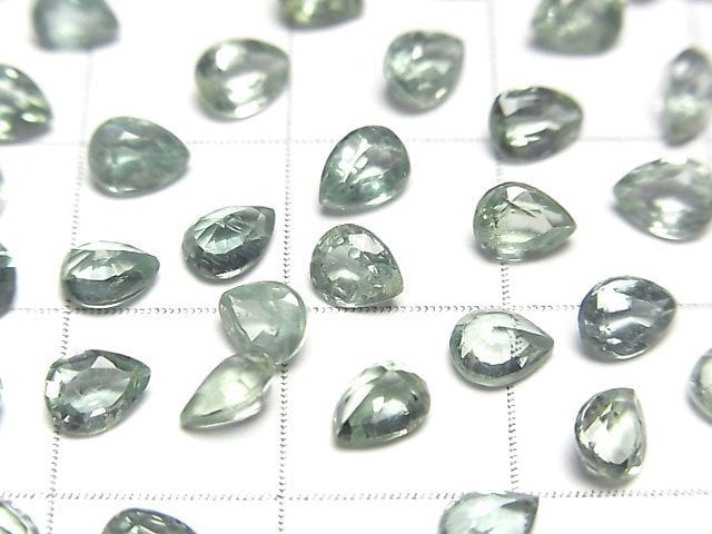 [Video]High Quality Green Kyanite AAA Loose stone Pear shape Faceted 5x4mm 5pcs