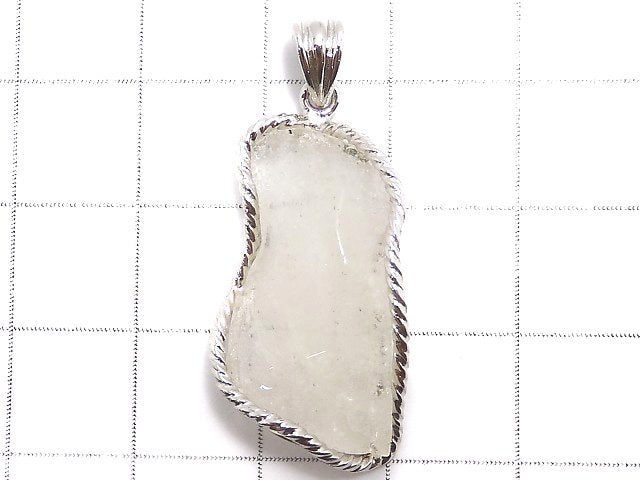 [Video][One of a kind] Libyan Desert Glass Rough Rock Nugget Pendant Silver925 NO.2