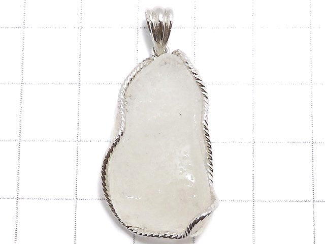 [Video][One of a kind] Libyan Desert Glass Rough Rock Nugget Pendant Silver925 NO.3