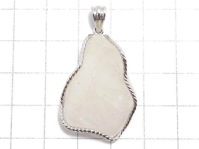 [Video][One of a kind] Libyan Desert Glass Rough Rock Nugget Pendant Silver925 NO.6