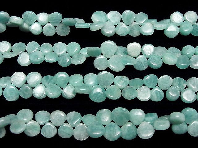 [Video] Amazonite AA++ Chestnut (Smooth) half or 1strand beads (aprx.6inch/16cm)