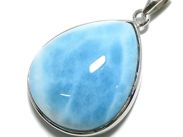 [Video][One of a kind] Larimar Pectolite AAA- Pendant Silver925 NO.198