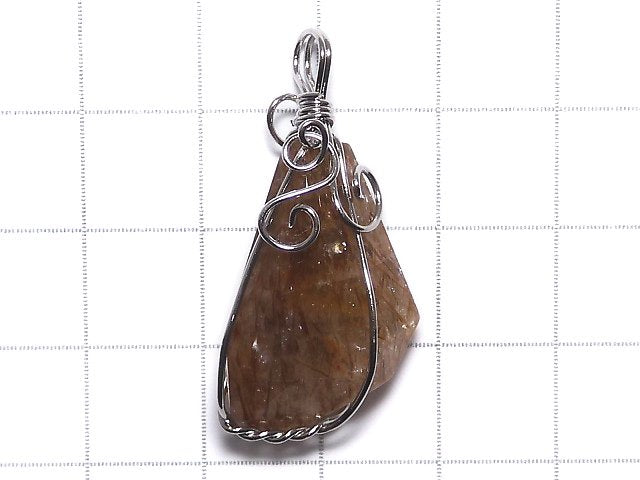 [Video][One of a kind] Copper Rutilated Quartz AAA Pendant Silver925 NO.4