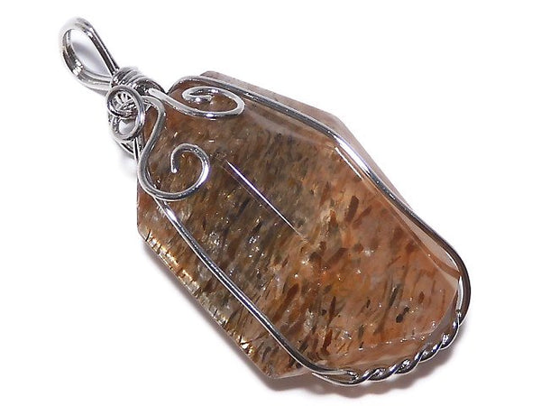 [Video][One of a kind] Copper Rutilated Quartz AAA Pendant Silver925 NO.12