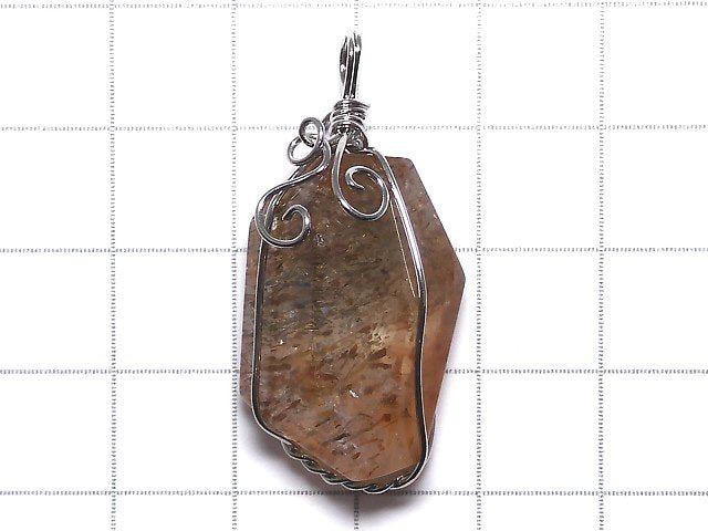 [Video][One of a kind] Copper Rutilated Quartz AAA Pendant Silver925 NO.12