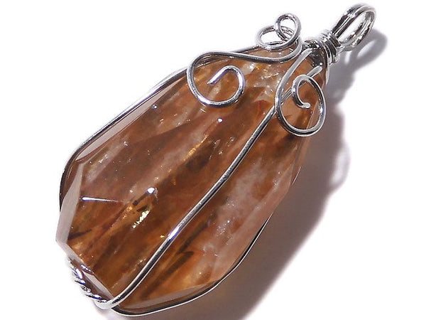 [Video][One of a kind] Copper Rutilated Quartz AAA Pendant Silver925 NO.13