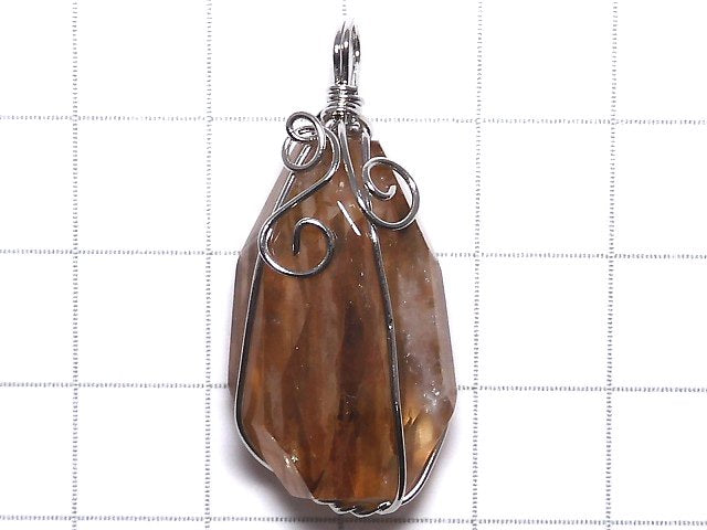 [Video][One of a kind] Copper Rutilated Quartz AAA Pendant Silver925 NO.13