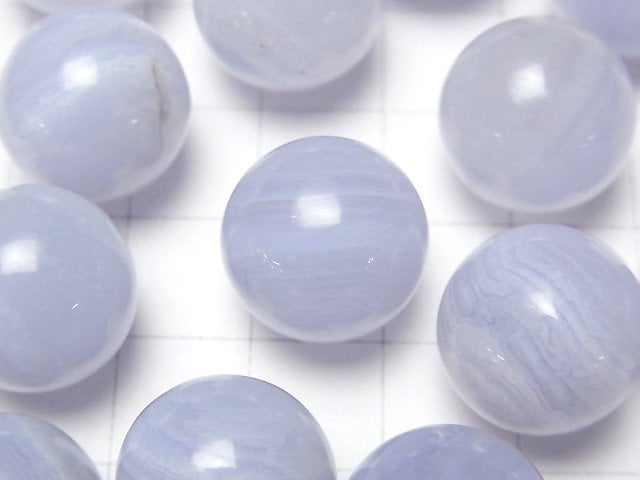 [Video] Blue Lace Agate AAA Sphere, Round 15mm 1pc