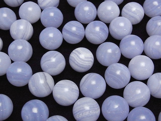 [Video] Blue Lace Agate AAA Sphere, Round 15mm 1pc