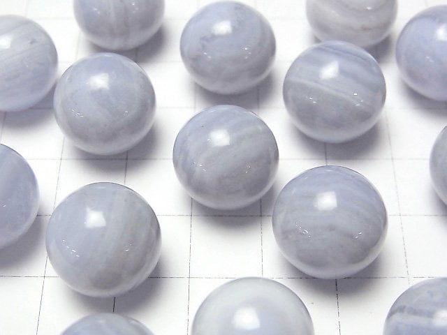 [Video] Blue Lace Agate AA++ Sphere, Round 15mm 1pc