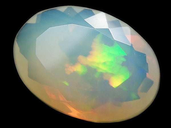 [Video][One of a kind] High Quality Ethiopian Opal AAA Loose stone Faceted 1pc NO.254