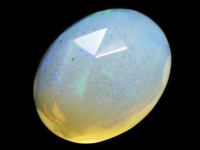 [Video][One of a kind] High Quality Ethiopian Opal AA++ Loose stone Rose Cut 1pc NO.4