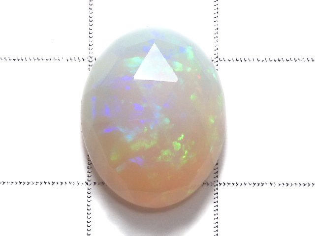 [Video][One of a kind] High Quality Ethiopian Opal AA++ Loose stone Rose Cut 1pc NO.12