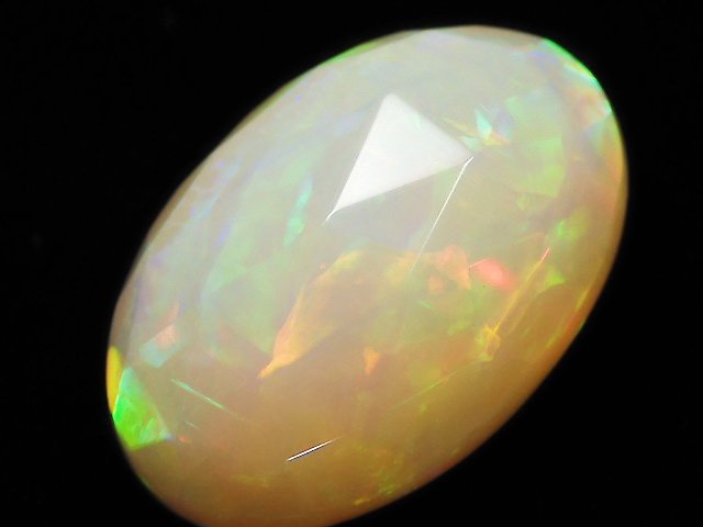 [Video][One of a kind] High Quality Ethiopian Opal AAA- Loose stone Rose Cut 1pc NO.16