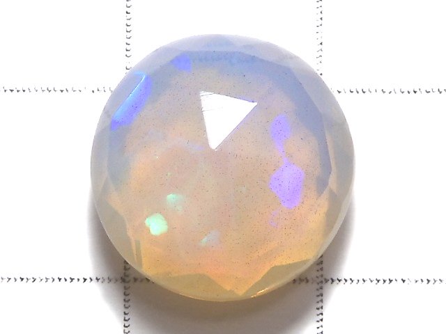 [Video][One of a kind] High Quality Ethiopian Opal AAA- Loose stone Rose Cut 1pc NO.17