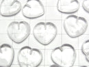 [Video] Crystal AA+ Half Drilled Hole Heart 14.5x15x5mm 2pcs