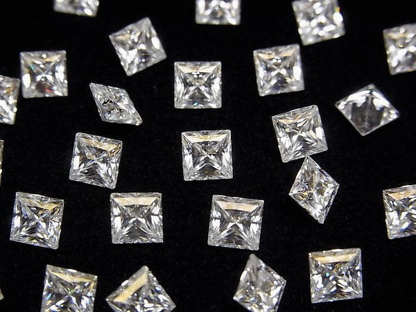 [Video] Moissanite AAA Loose stone Square Faceted 5x5mm [Clear] 1pc