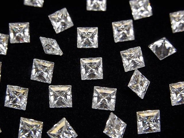 [Video] Moissanite AAA Loose stone Princess cut 5x5mm [Clear] 1pc