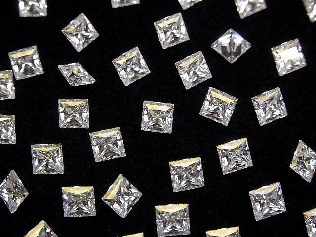 [Video] Moissanite AAA Loose stone Princess cut 5x5mm [Clear] 1pc