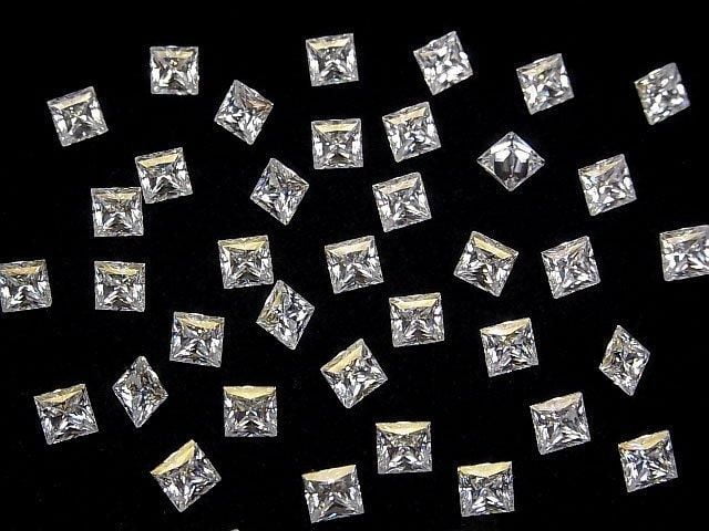 [Video] Moissanite AAA Loose stone Princess cut 5x5mm [Clear] 1pc