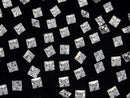 [Video] Moissanite AAA Loose stone Princess cut 4x4mm [Clear] 2pcs