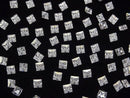 [Video] Moissanite AAA Loose stone Princess cut 4x4mm [Clear] 2pcs