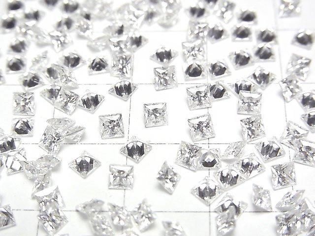 [Video] Moissanite AAA Loose stone Princess cut 3x3mm [Clear] 5pcs