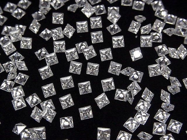 [Video] Moissanite AAA Loose stone Princess cut 3x3mm [Clear] 5pcs